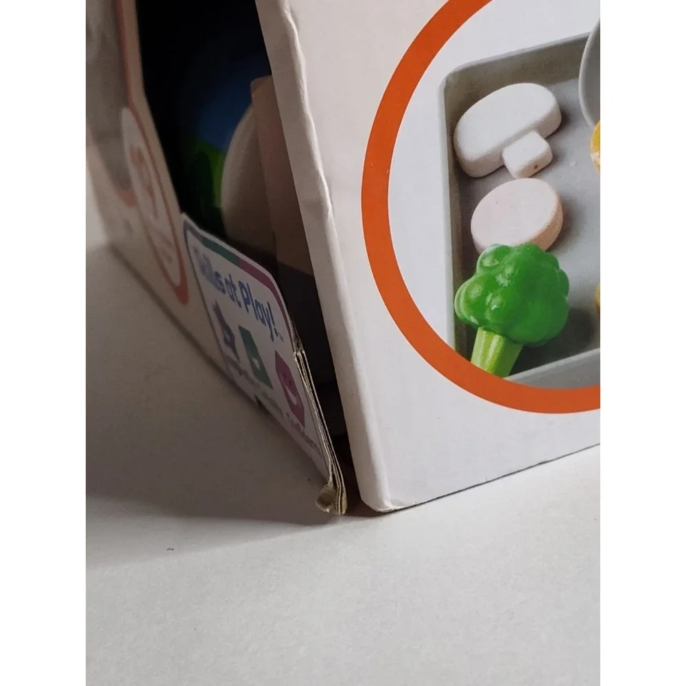 Melissa & Doug Simmer & Stir Stove Top Play Set BOX WEAR SEE PICS